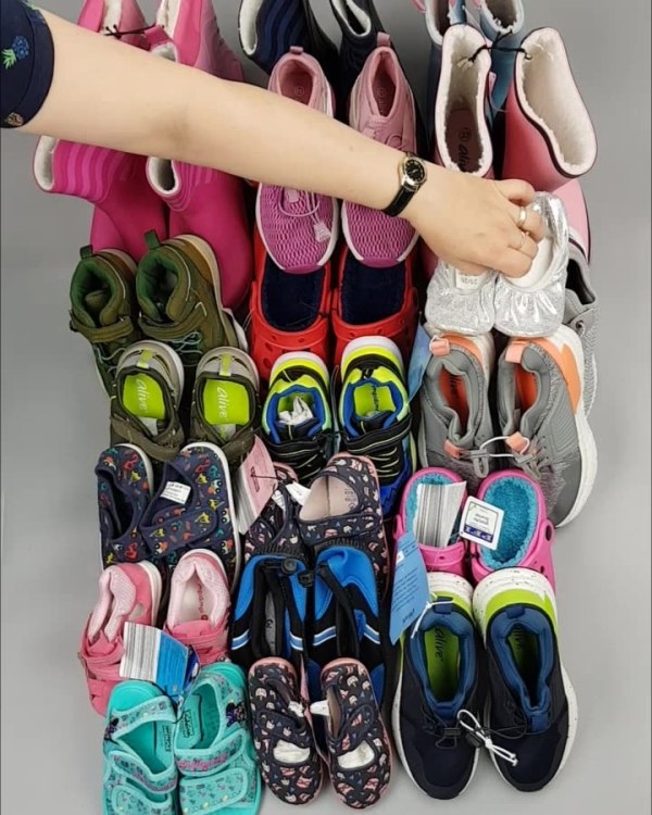 Фотография  828 - Обувь ALDI дети лето#10 кг, ЛОТ №4453 оптом в Благовещенске и Амурской области