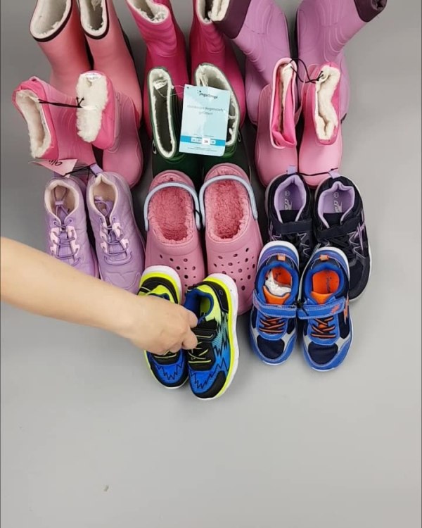 Фотография  317 - Обувь ALDI дети лето#10 кг, ЛОТ №4456 оптом в Благовещенске и Амурской области