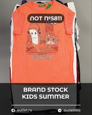 Купить BRAND STOCK Kids Summer#10 кг, ЛОТ №5811 оптом в Благовещенске и Амурской области