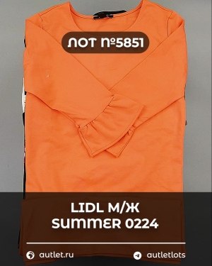 Купить LIDL Summer м/ж 022024#14 кг, ЛОТ №5851 оптом в Благовещенске и Амурской области