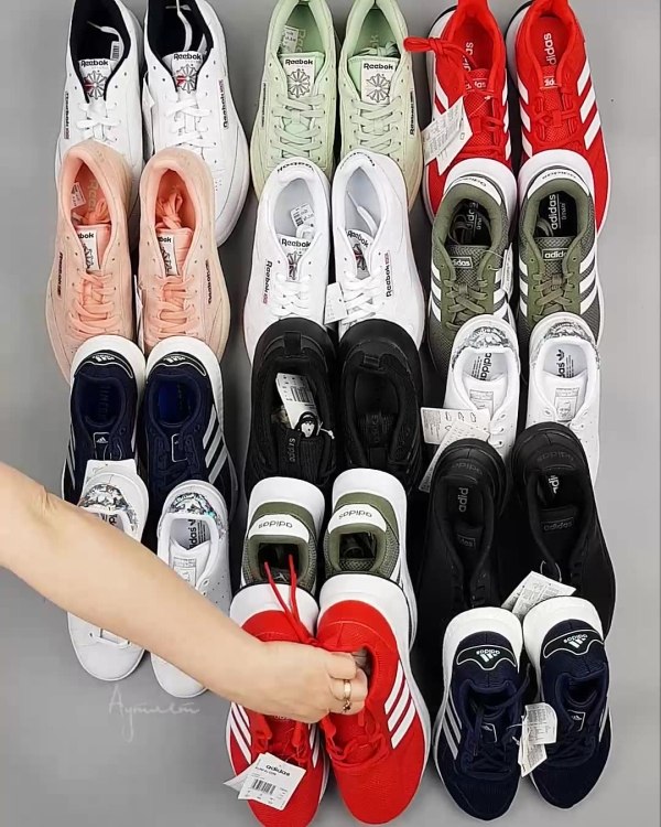 Фотография  661 - Кроссовки Adidas+Reebok#15 шт, ЛОТ №6145 оптом в Благовещенске и Амурской области