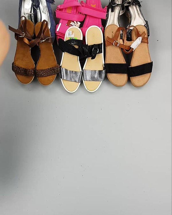 Фотография  498 - Обувь босоножки#11,2 кг, ЛОТ №6362 оптом в Благовещенске и Амурской области