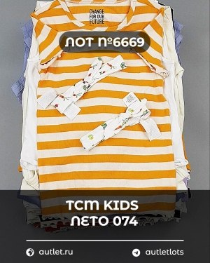 Купить TCM Kids лето 074#7 кг, ЛОТ №6669 оптом в Благовещенске и Амурской области