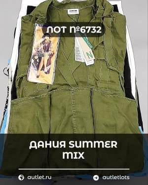 Купить ДАНИЯ Summer mix 24#15 кг, ЛОТ №6732 оптом в Благовещенске и Амурской области