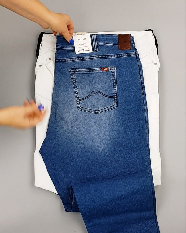 Фотография  892 - Джинсы MUSTANG м/ж#5 кг, ЛОТ №6957 оптом в Благовещенске и Амурской области