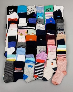 Купить Носки дети СТОК лето#5 кг, ЛОТ №6993 оптом в Благовещенске и Амурской области