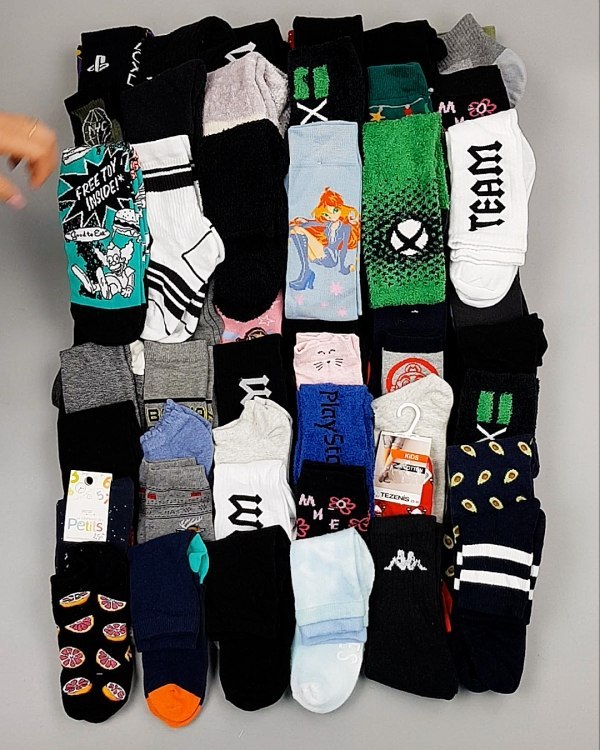 Фотография  142 - Носки дети СТОК зима#5 кг, ЛОТ №6988 оптом в Благовещенске и Амурской области