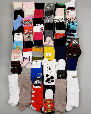 Купить Носки дети СТОК зима#5 кг, ЛОТ №6986 оптом в Благовещенске и Амурской области