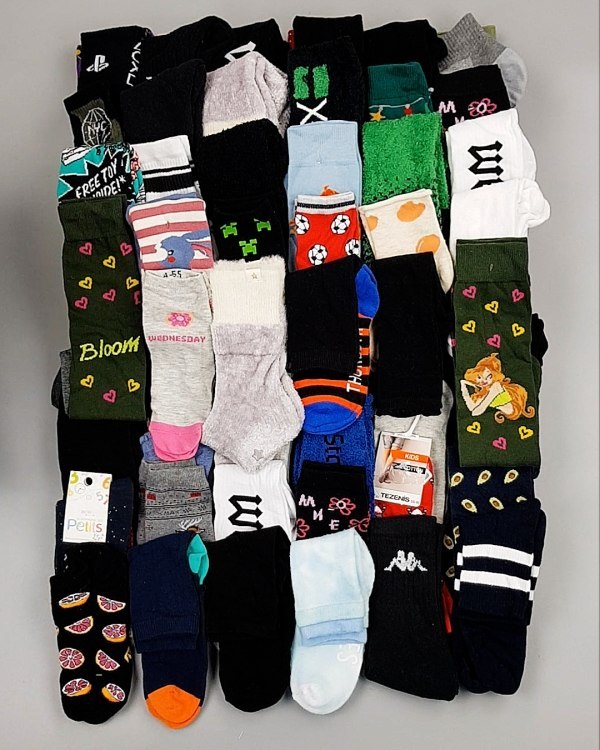 Фотография  640 - Носки дети СТОК зима#5 кг, ЛОТ №6988 оптом в Благовещенске и Амурской области