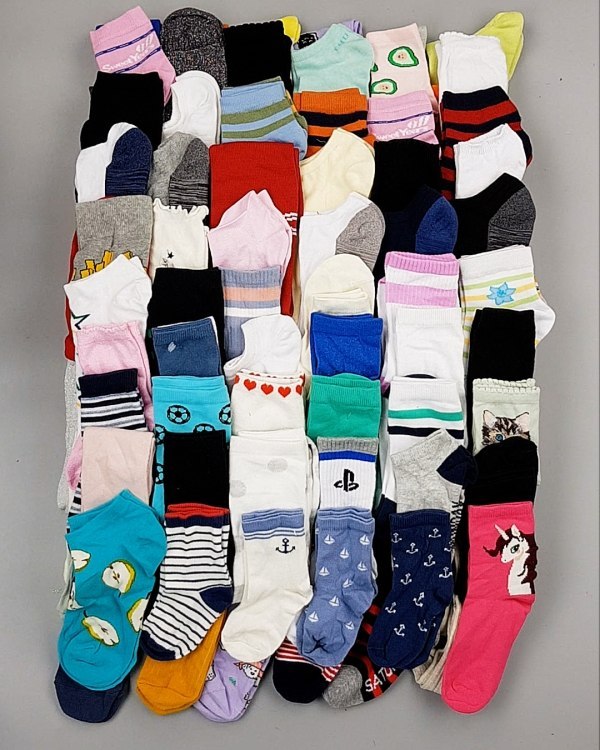 Фотография  724 - Носки дети СТОК лето#5 кг, ЛОТ №6992 оптом в Благовещенске и Амурской области