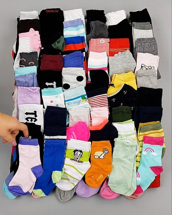 Фотография  314 - Носки дети СТОК лето#5 кг, ЛОТ №6993 оптом в Благовещенске и Амурской области