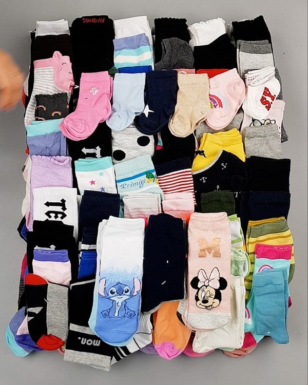 Фотография  282 - Носки дети СТОК лето#5 кг, ЛОТ №6993 оптом в Благовещенске и Амурской области