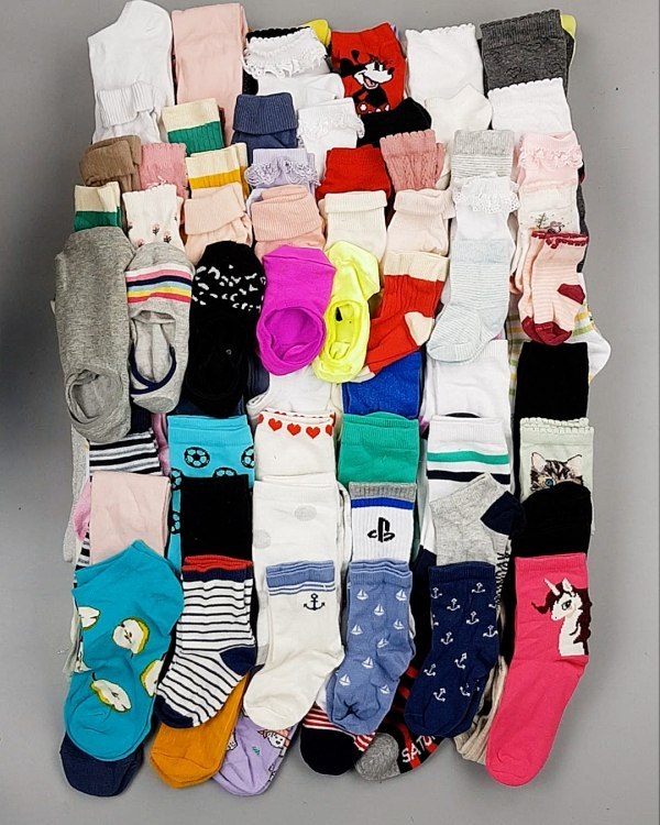 Фотография  348 - Носки дети СТОК лето#5 кг, ЛОТ №6992 оптом в Благовещенске и Амурской области