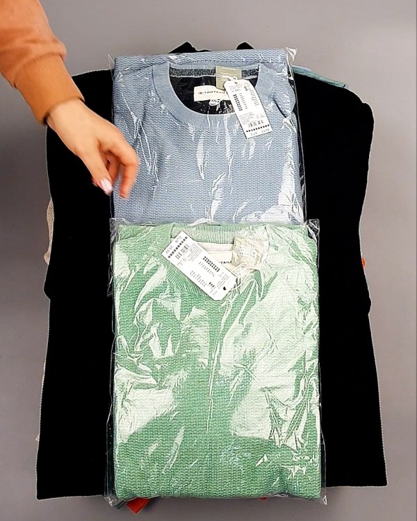 Фотография  708 - Джемпера легкие мужские TOM TAILOR 124#8,7 кг, ЛОТ №7606 оптом в Благовещенске и Амурской области