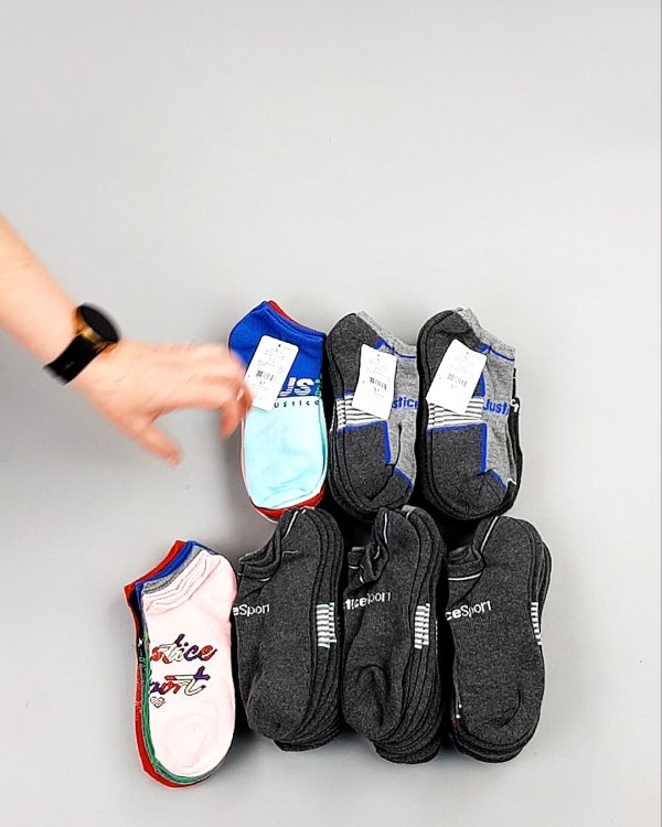 Фотография  577 - Носки дети лето CAN 084#5 кг, ЛОТ №8001 оптом в Благовещенске и Амурской области