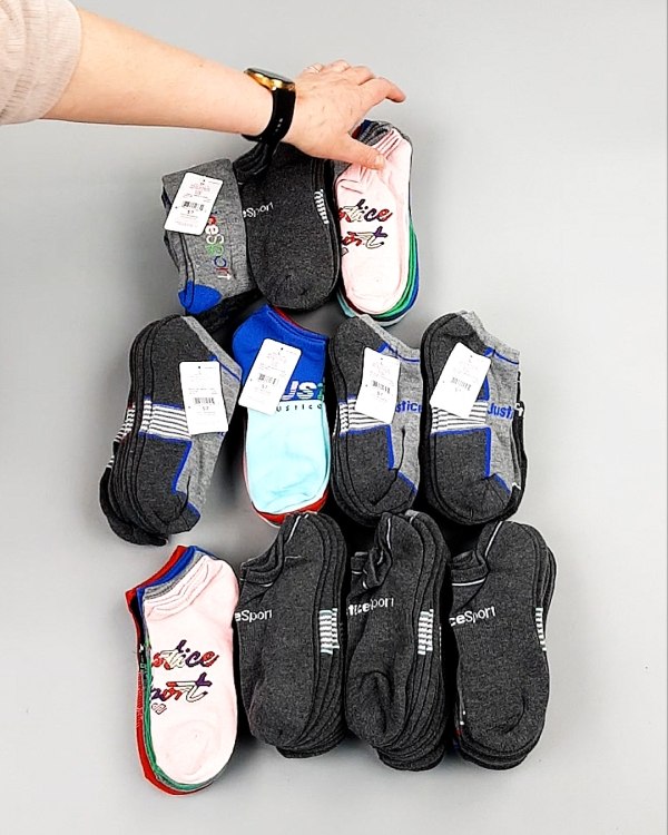 Фотография  803 - Носки дети лето CAN 084#5 кг, ЛОТ №8001 оптом в Благовещенске и Амурской области