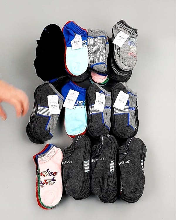 Фотография  573 - Носки дети лето CAN 084#5 кг, ЛОТ №8001 оптом в Благовещенске и Амурской области