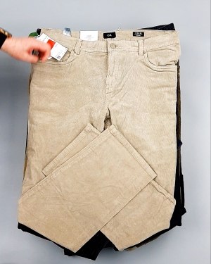 Фотография  662 - Брюки вельветовые м/ж C&A 025#10 кг, ЛОТ №7902 оптом в Благовещенске и Амурской области