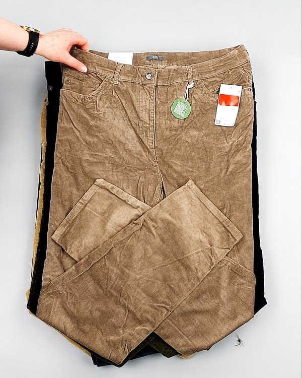 Фотография  113 - Брюки вельветовые м/ж C&A 025#10 кг, ЛОТ №7902 оптом в Благовещенске и Амурской области