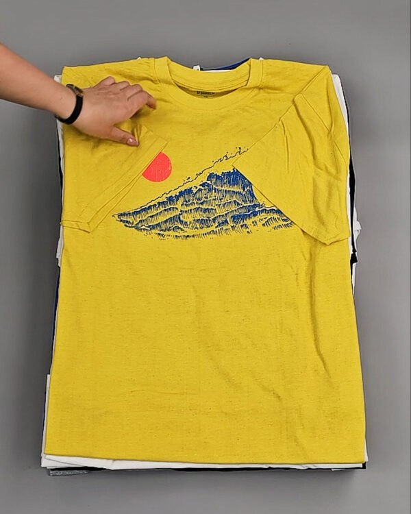 Фотография  684 - Футболки м/ж (Printed T-Shirts New)#5 кг оптом в Благовещенске и Амурской области