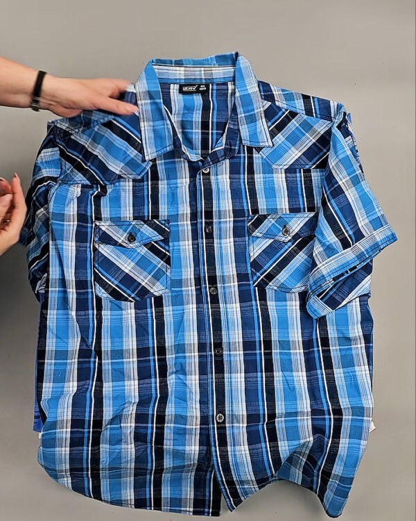 Фотография  458 - Рубашки к/р#25 кг, ЛОТ № ВК0095 оптом в Благовещенске и Амурской области