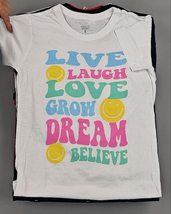 Фотография  180 - Футболки м/ж (Printed T-Shirts New)#5 кг, ЛОТ №8913 оптом в Благовещенске и Амурской области