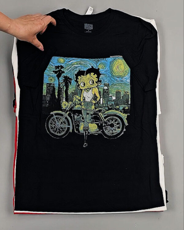 Фотография  258 - Футболки м/ж (Printed T-Shirts New)#5 кг, ЛОТ №8913 оптом в Благовещенске и Амурской области