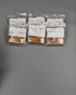 Фотография  816 - Футболка белая муж Корея 085#5 кг оптом в Благовещенске и Амурской области